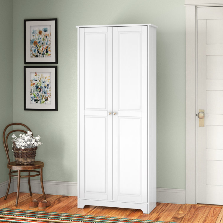 Wayfair white wardrobe on sale with mirror